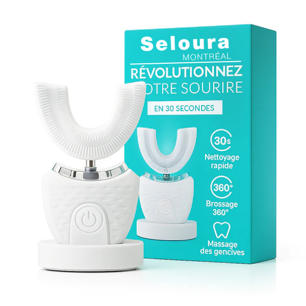 Brosse Seloura Montréal — Nettoyage digne d’un dentiste en 30 secondes, mains libres