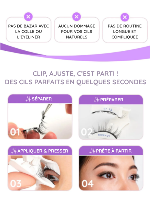 Cils magnétiques Seloura Montréal
