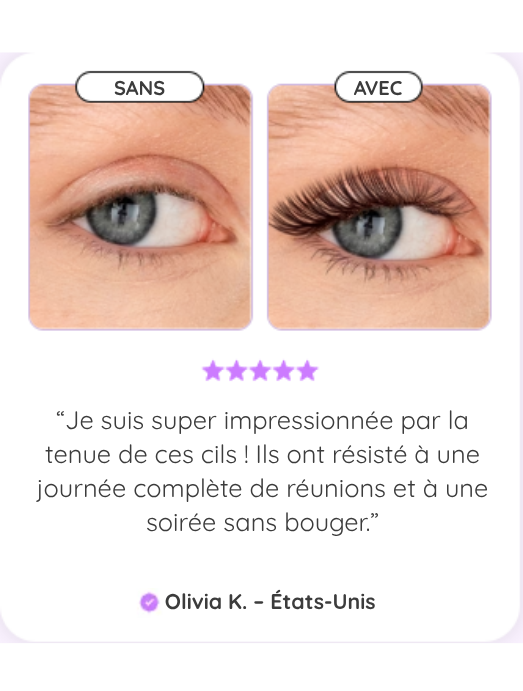 Cils magnétiques Seloura Montréal