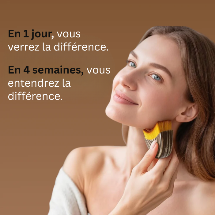 Brosse lymphatique pour le visage