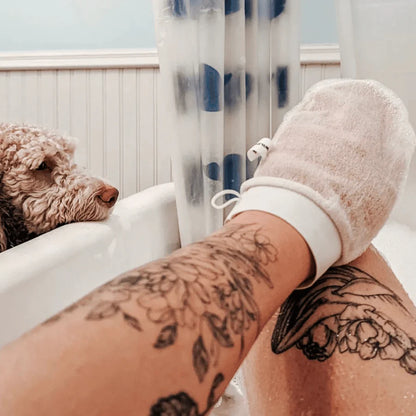 Gant exfoliant en profondeur