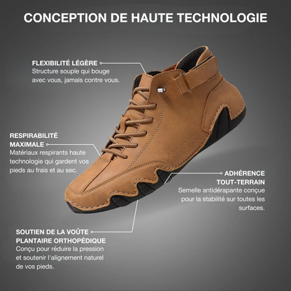 Chaussures imperméables et orthopédiques
