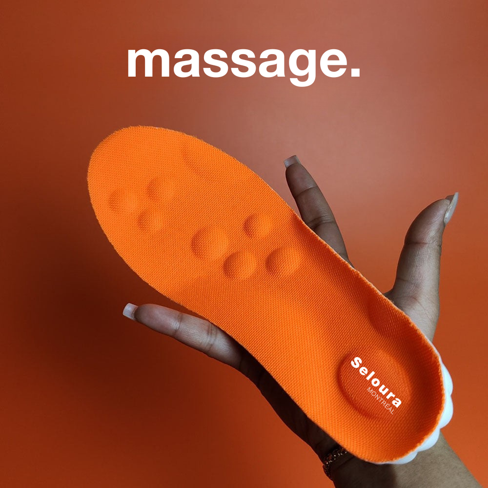 Semelles de massage Seloura Montréal